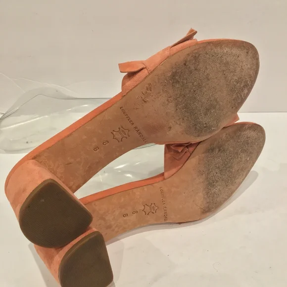 LOEFFLER RANDALL SUEDE HEELS - Picture 8 of 9